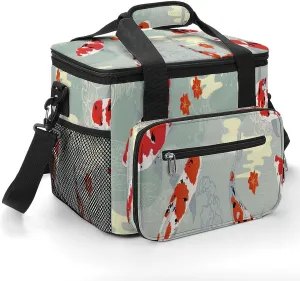 Bloody Red Halloween 22.5L Waterproof Soft Cooler Bag Scary Horror Season Insulated Lunch Box for Camping Fishing Beach Road Trips