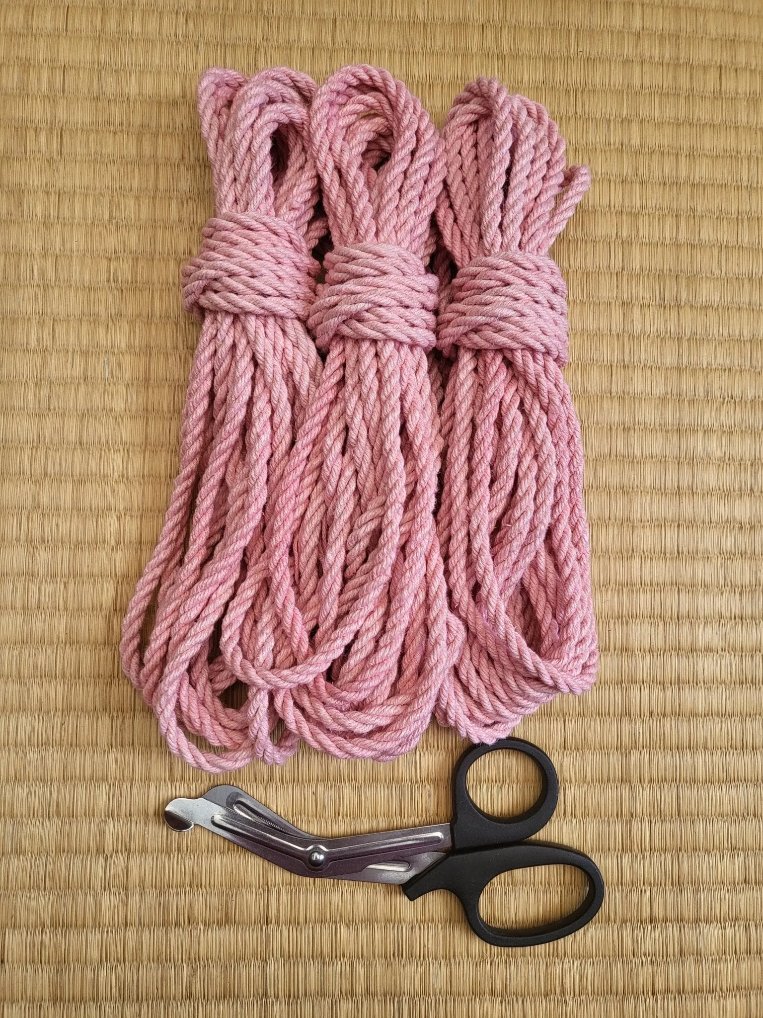 Blushing Pink Hemp Shibari Bondage Rope