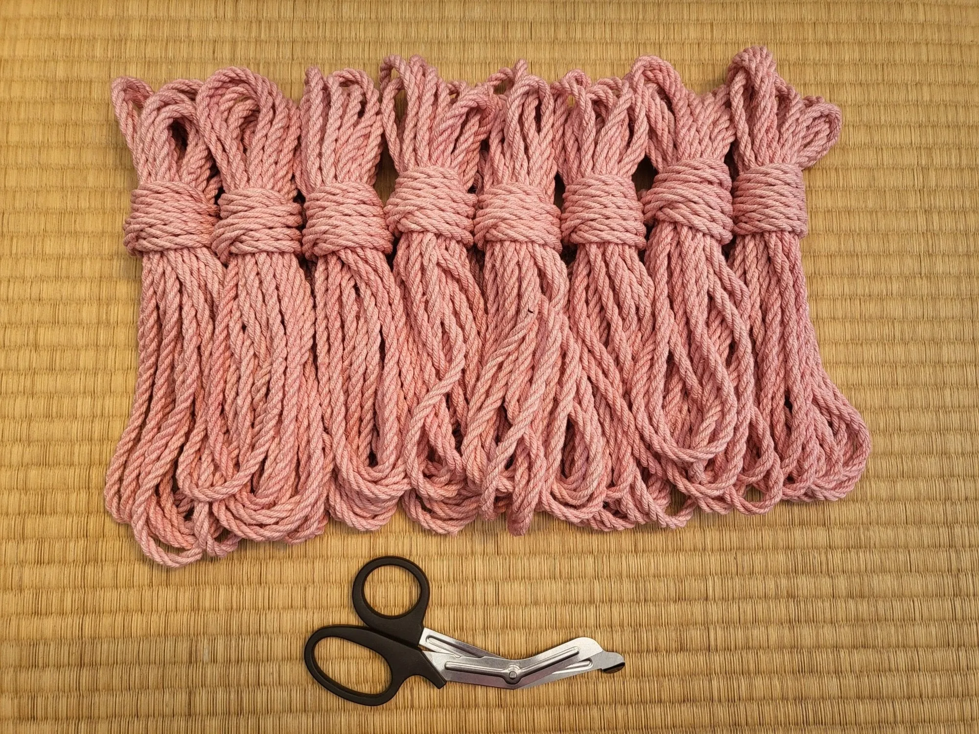 Blushing Pink Hemp Shibari Bondage Rope