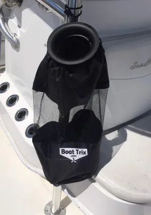 Boat Trash Bag - Large Hoop Mesh Trash Bag For Your Boat