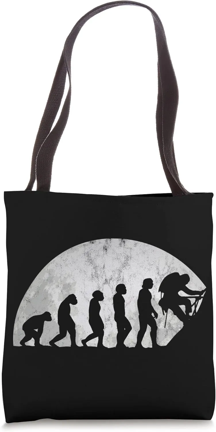 Boulders Evolution - Evolution Of Man Climbers Tote Bag