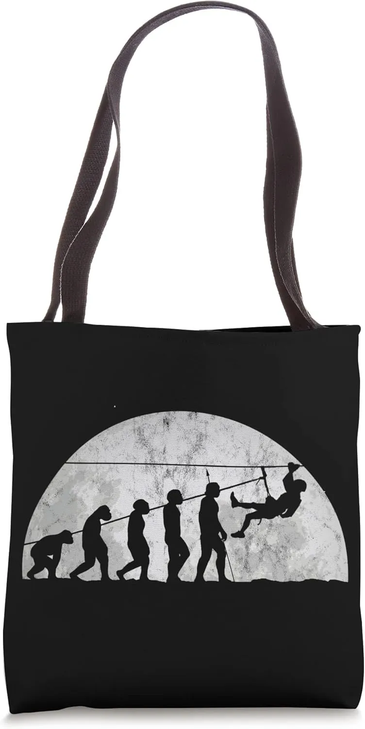 Boulders Evolution - Evolution Of Man Climbers Tote Bag