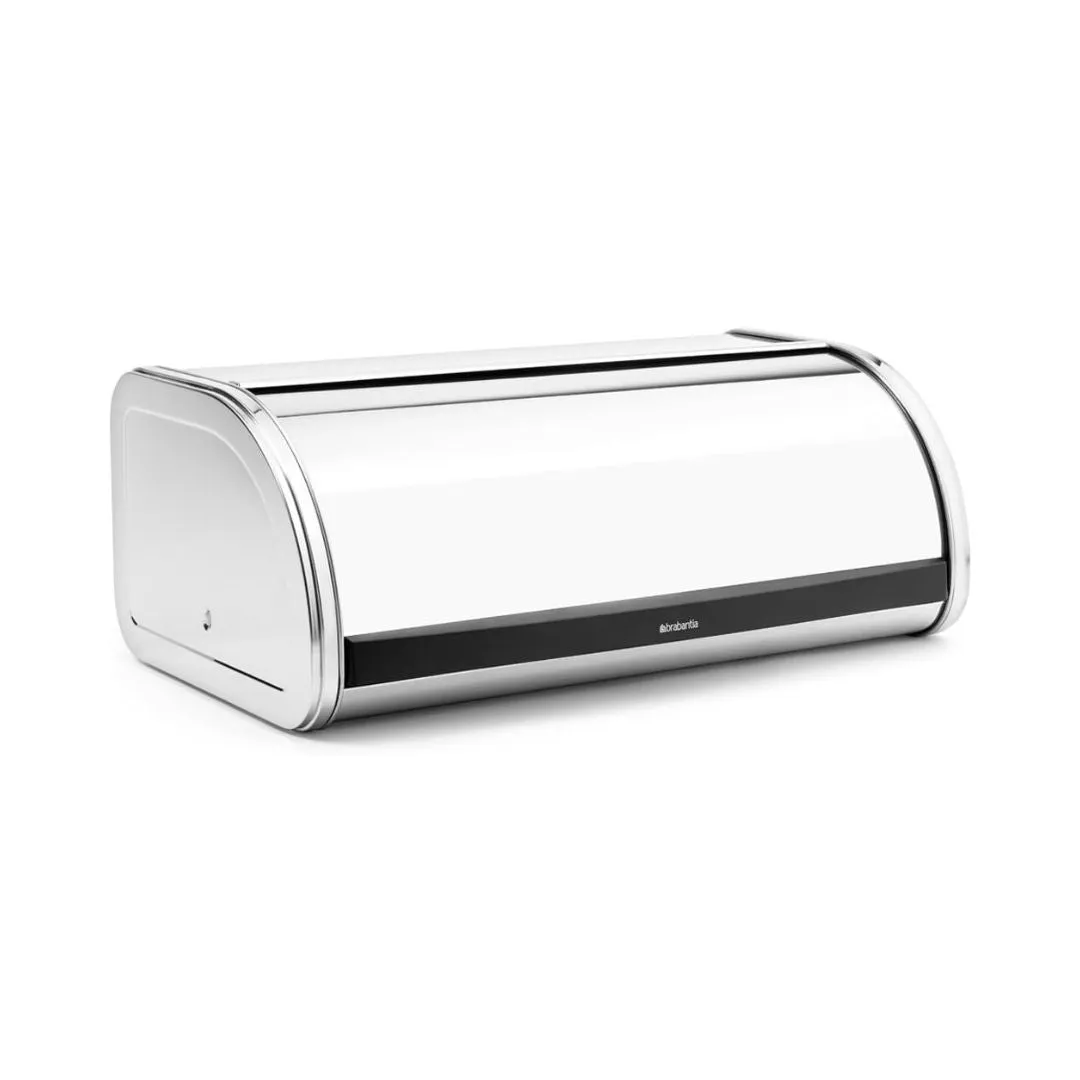 Brabantia Bread Bin Roll Top - Brilliant Steel