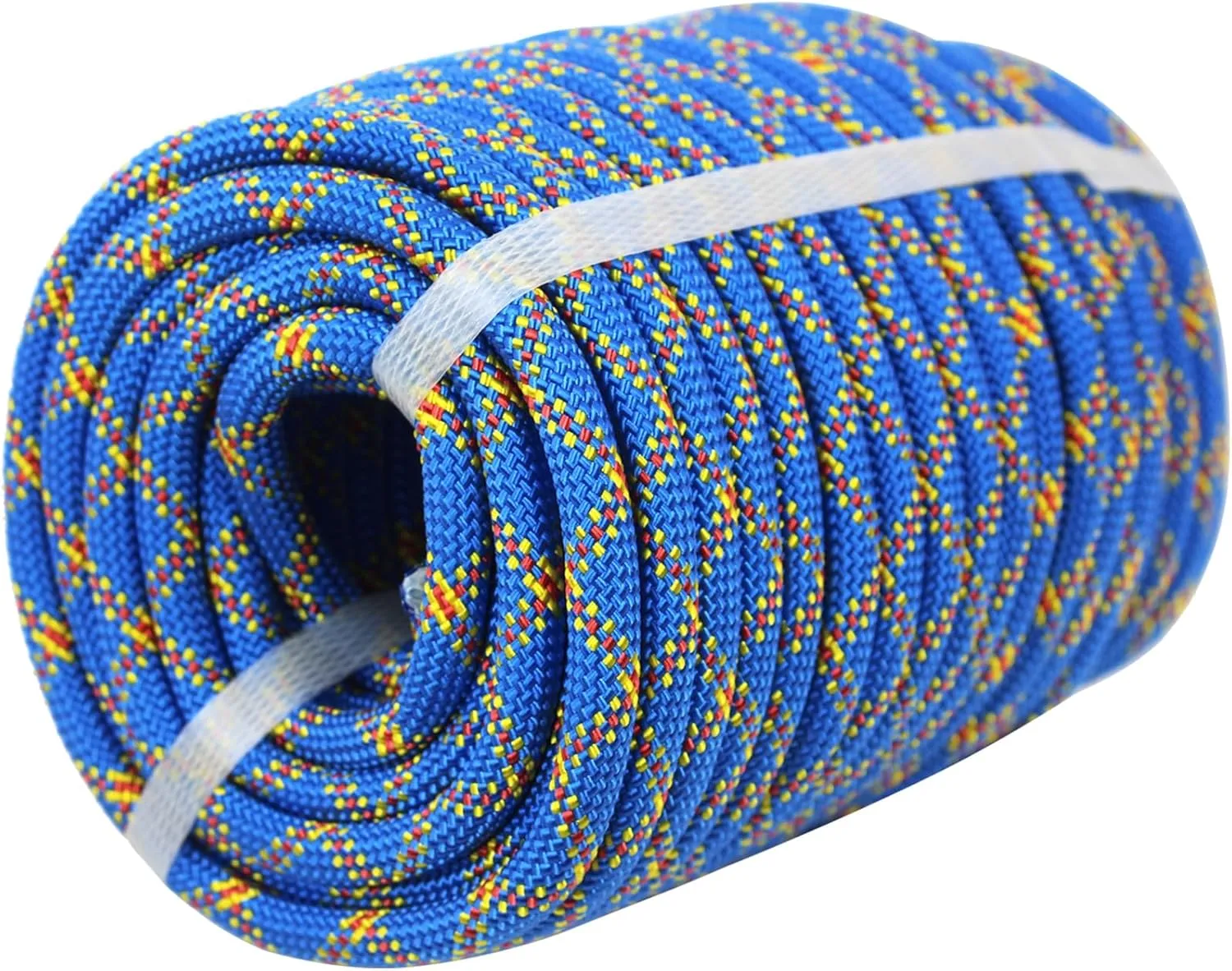 Braided Polyester Arborist Rigging Rope (3/8 inch x 150 feet), High Strength Arborist Rigging Rope for Outdoor Rock Climbing, Mountain Climbing, Hiking, etc