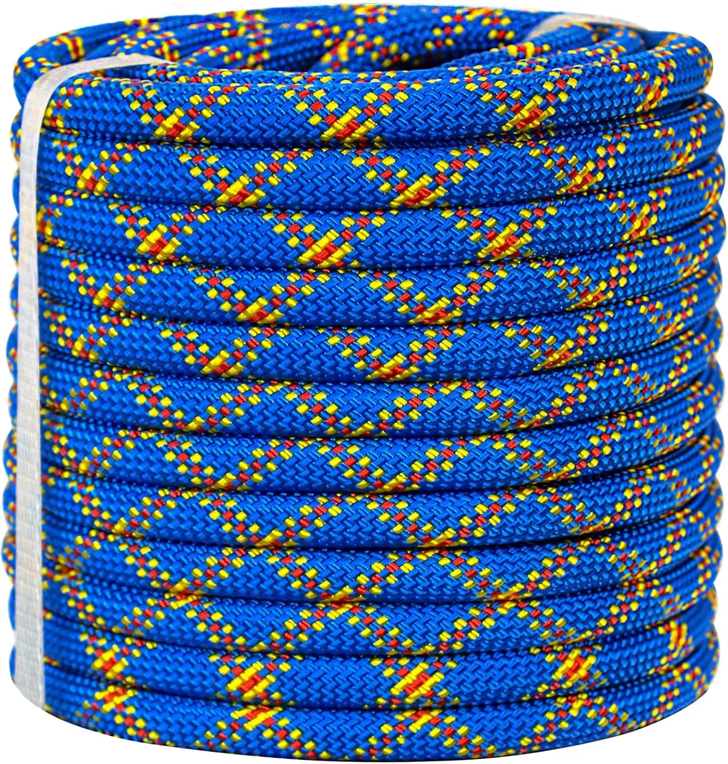 Braided Polyester Arborist Rigging Rope (3/8 inch x 150 feet), High Strength Arborist Rigging Rope for Outdoor Rock Climbing, Mountain Climbing, Hiking, etc