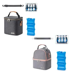 Breastmilk Cooler Bag with Ice Pack