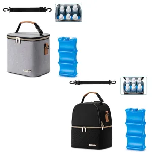 Breastmilk Cooler Bag with Ice Pack