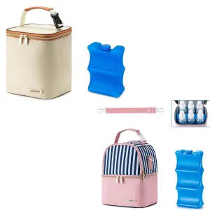 Breastmilk Cooler Bag with Ice Pack