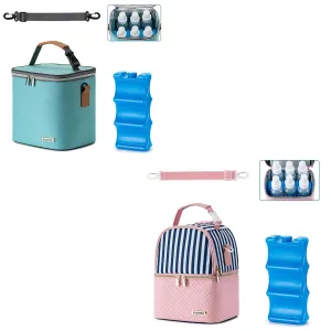 Breastmilk Cooler Bag with Ice Pack