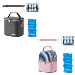 Breastmilk Cooler Bag with Ice Pack
