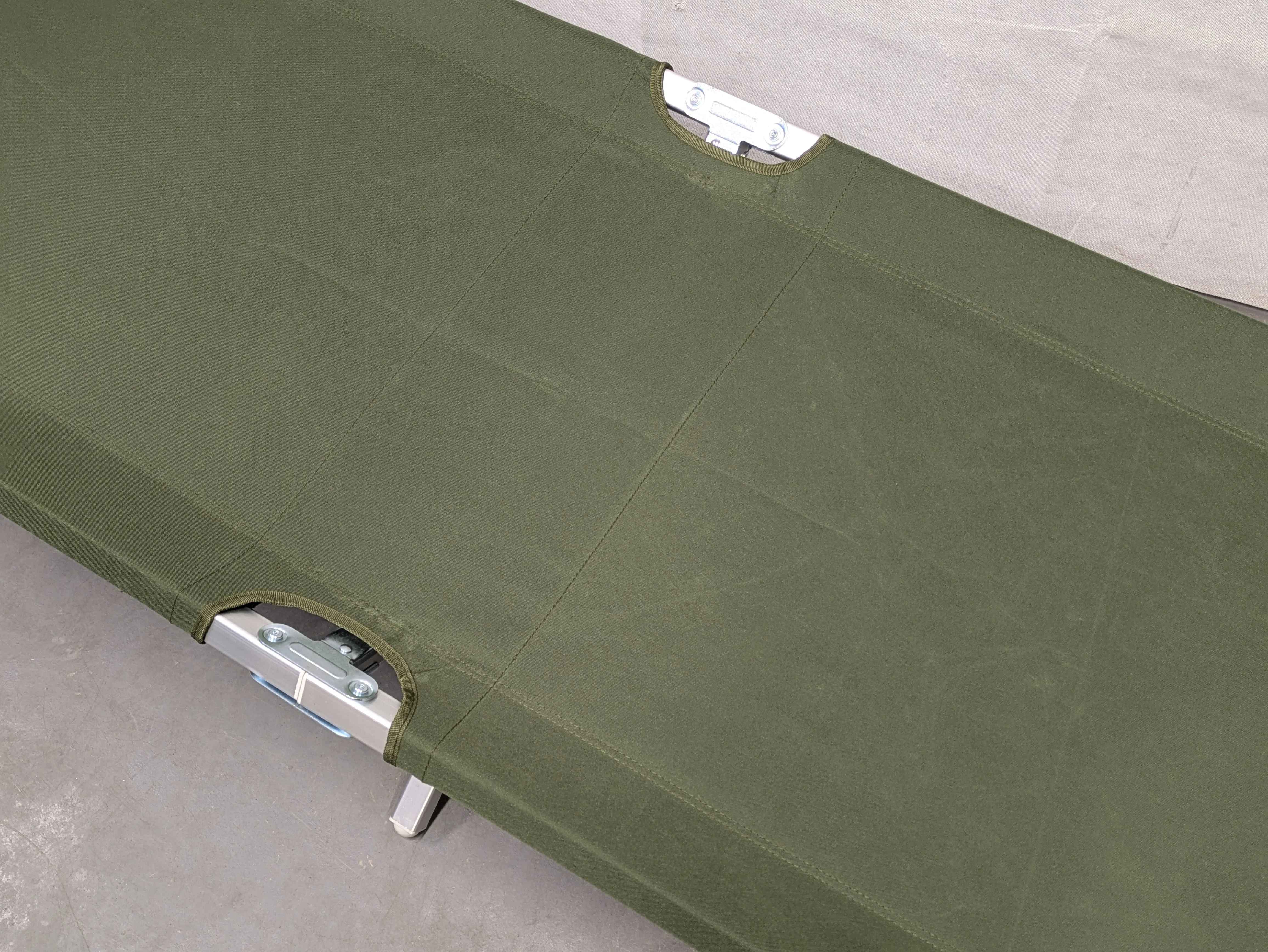 British Army Folding Aluminium Cot Camp Bed - NEW