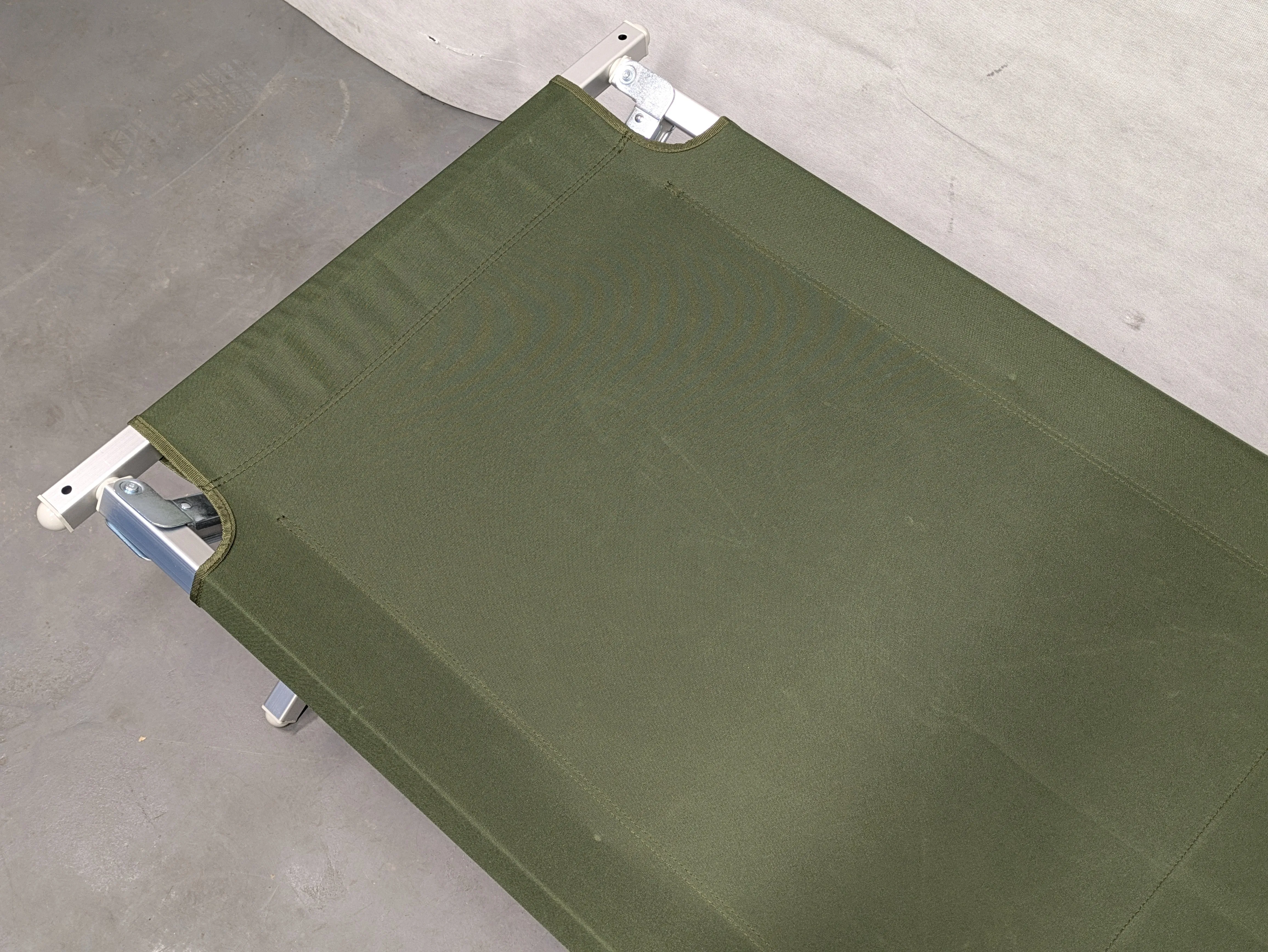 British Army Folding Aluminium Cot Camp Bed - NEW