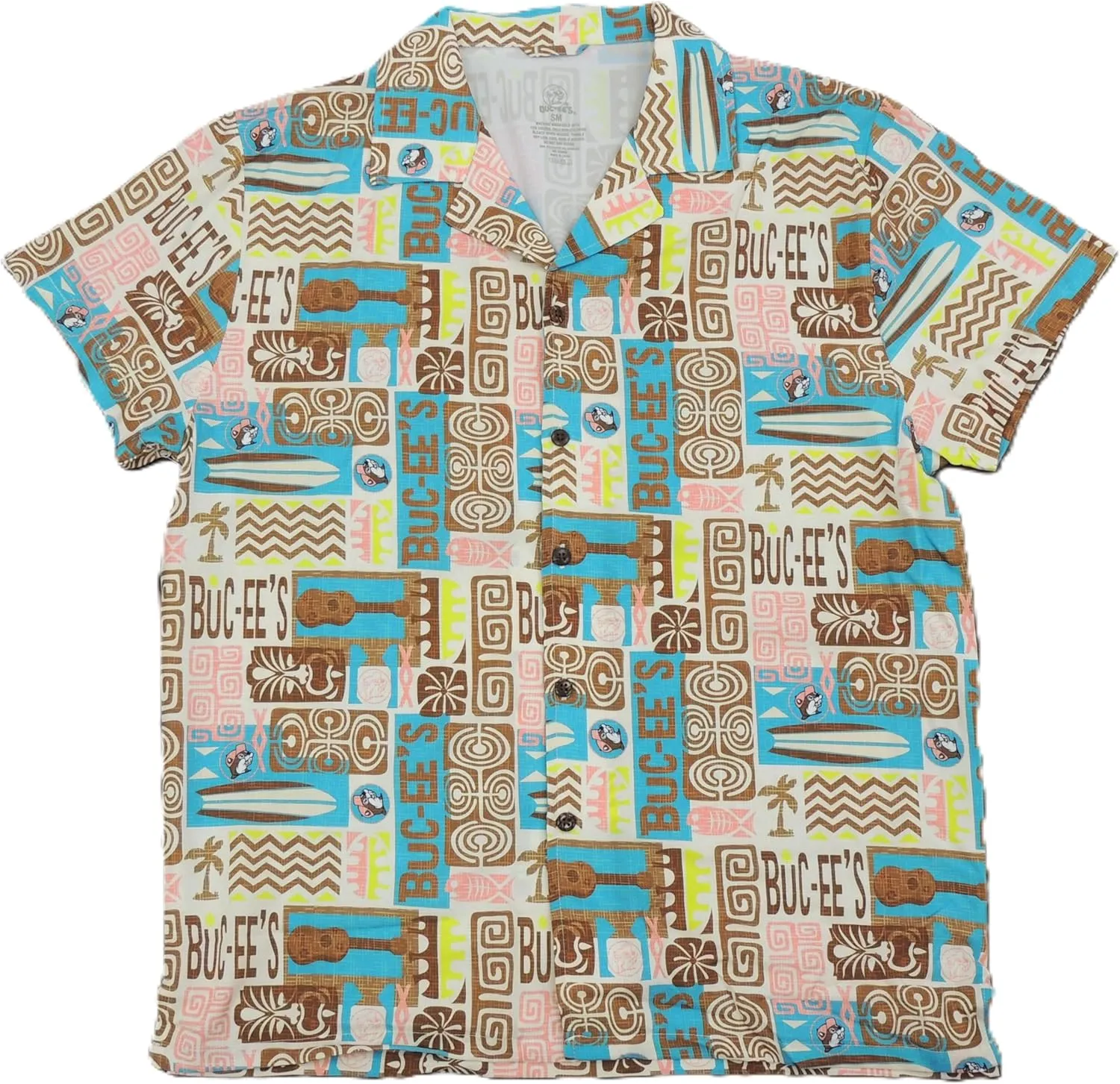 Buc-ee's Beaver 2025 Tiki Camper Shirt Button Down Unisex Mens Women Boys Girls Youth Toddler Travel Center Short Sleeve