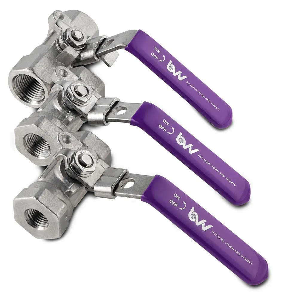 BVV 316SS FNPT Full Bore Ball Valve -40F to 450F-1/4-inch
