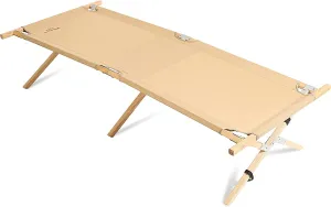 Byer of Maine - Maine Heritage Cot - Wood Cot - Heavy Duty Camp Cot - 84"L x 31"W x 18"H