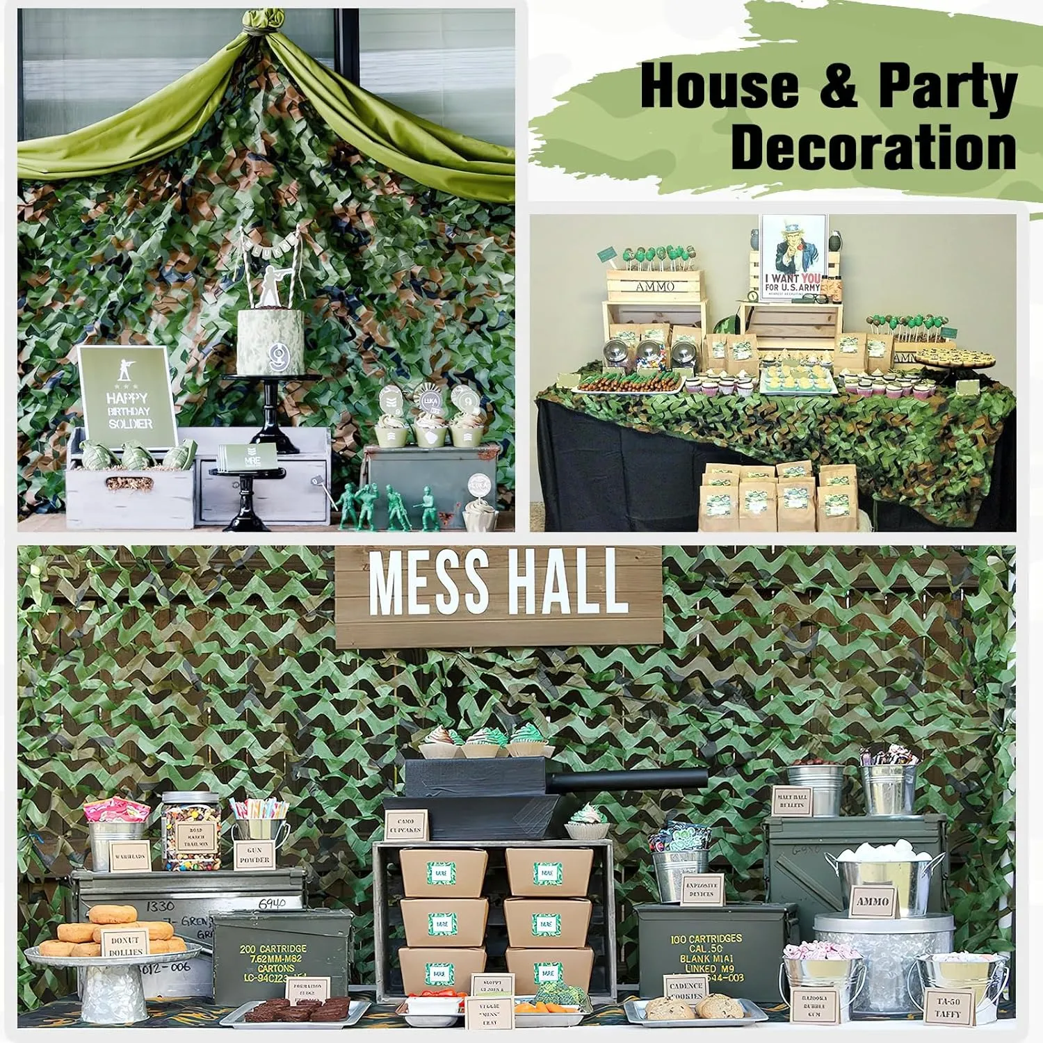 Camo Netting Camouflage Netting Mesh 10X20 20X20 Light Weight Burlap Hunting Blind Net for Hunting Party Decorations Deer Stand Window Screen Sunshade Car Cover Camping Shooting