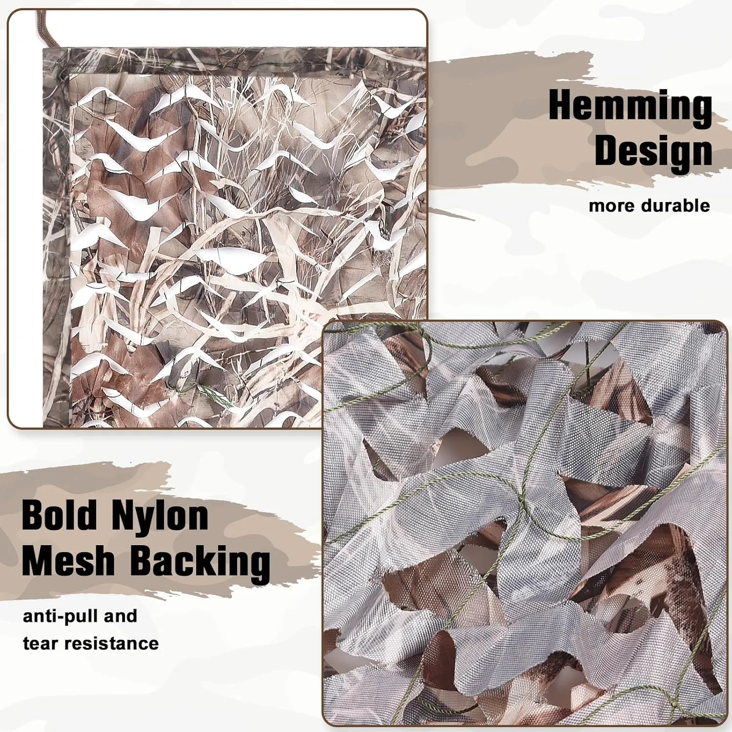 Camo Netting Camouflage Netting Mesh 10X20 20X20 Light Weight Burlap Hunting Blind Net for Hunting Party Decorations Deer Stand Window Screen Sunshade Car Cover Camping Shooting