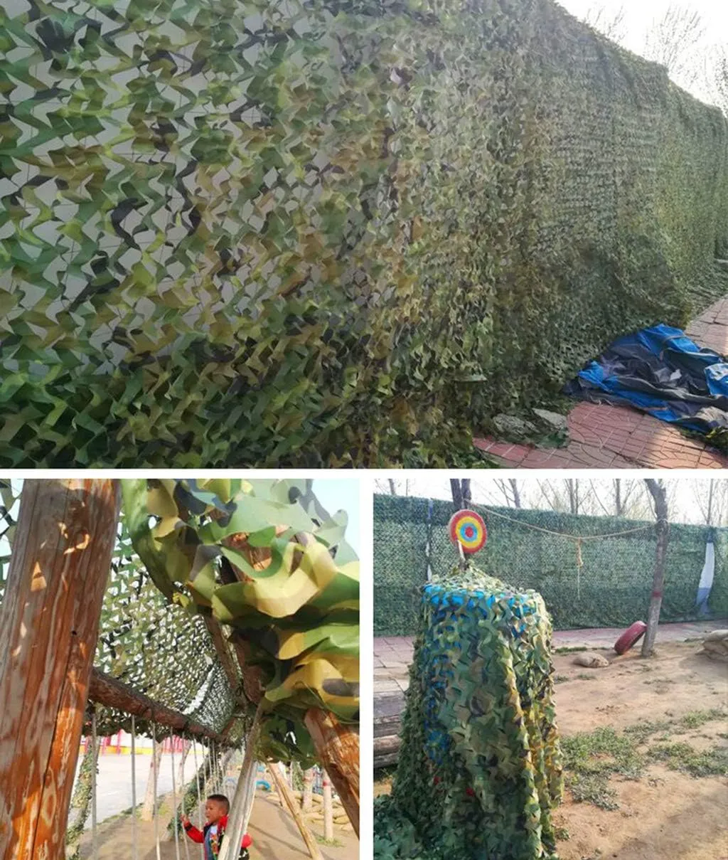 Camo Netting Military Camouflage Net UV Resistant Shade Blinds for Sunshade Camping Shooting Hunting Party Decoration