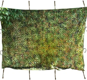 Camo Netting Military Camouflage Net UV Resistant Shade Blinds for Sunshade Camping Shooting Hunting Party Decoration