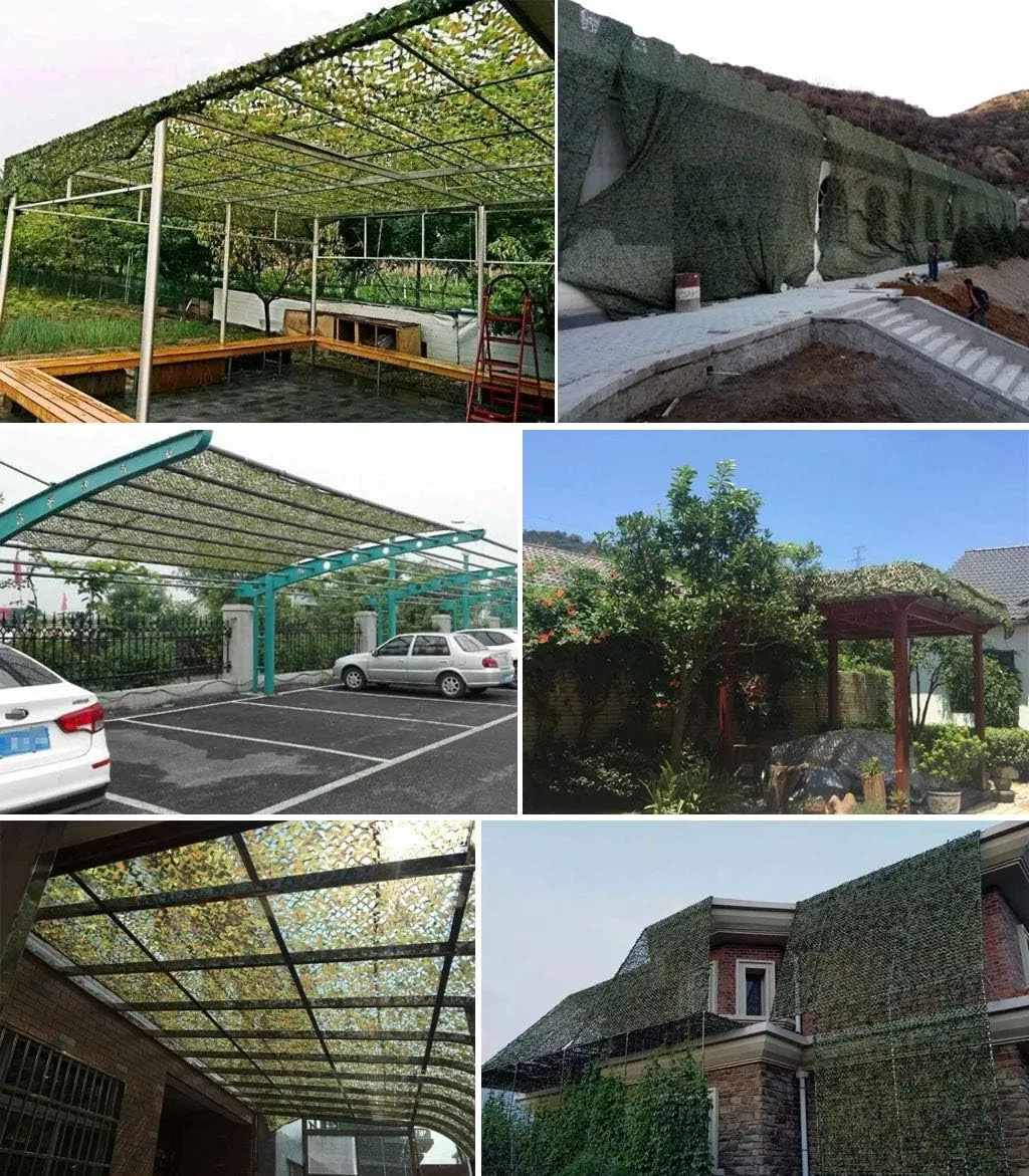 Camo Netting Military Camouflage Net UV Resistant Shade Blinds for Sunshade Camping Shooting Hunting Party Decoration