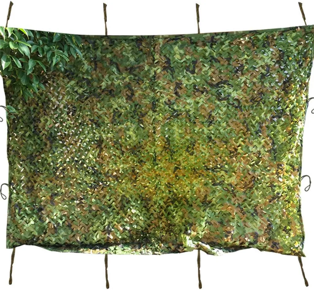 Camo Netting Military Camouflage Net UV Resistant Shade Blinds for Sunshade Camping Shooting Hunting Party Decoration