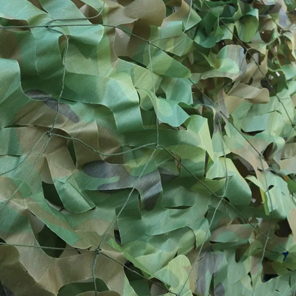 Camo Netting Military Camouflage Net UV Resistant Shade Blinds for Sunshade Camping Shooting Hunting Party Decoration