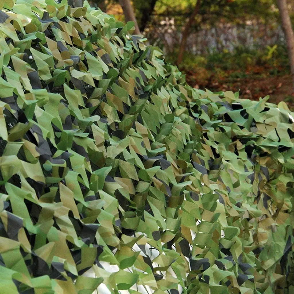 Camo Netting Military Camouflage Net UV Resistant Shade Blinds for Sunshade Camping Shooting Hunting Party Decoration
