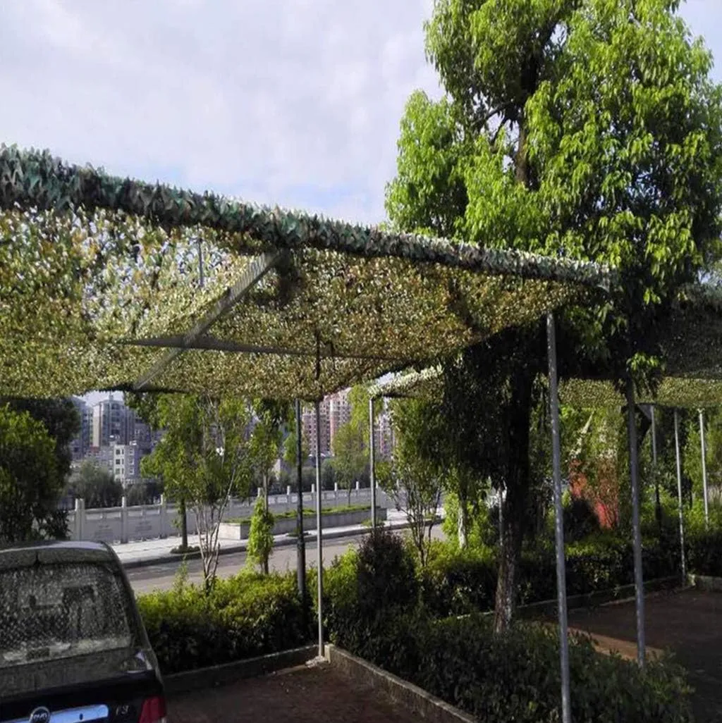 Camo Netting Military Desert UV Resistant Shade Camouflage Netting for Camping Military Hunting Shooting Car Truck Sunscreen Nets