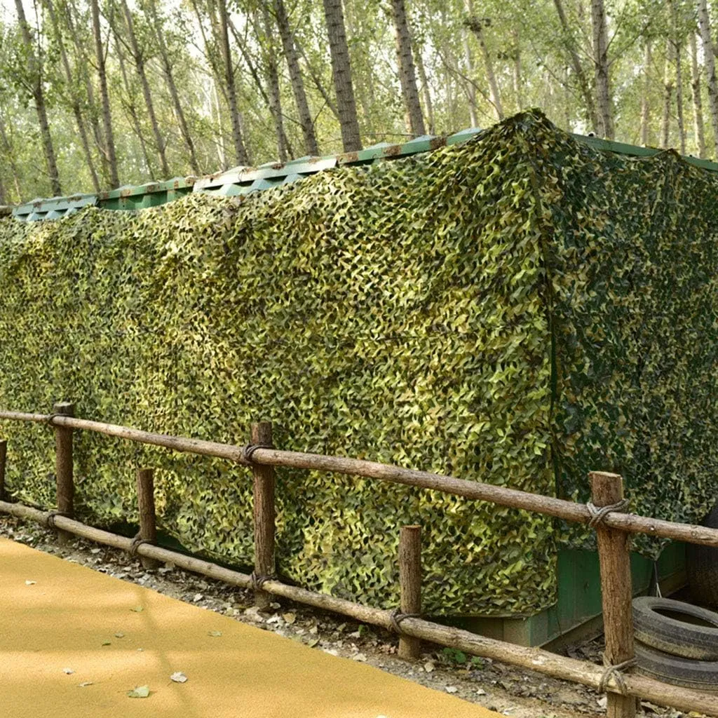 Camo Netting Military Desert UV Resistant Shade Camouflage Netting for Camping Military Hunting Shooting Car Truck Sunscreen Nets
