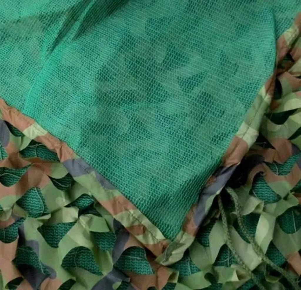 Camo Netting, Thickened Woodland Camouflage Netting UV Resistant Shade Awning Car Cover for Camping Military Hunting Shooting Sunscreen Nets