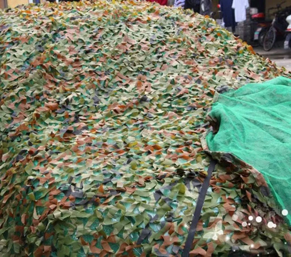 Camo Netting, Thickened Woodland Camouflage Netting UV Resistant Shade Awning Car Cover for Camping Military Hunting Shooting Sunscreen Nets