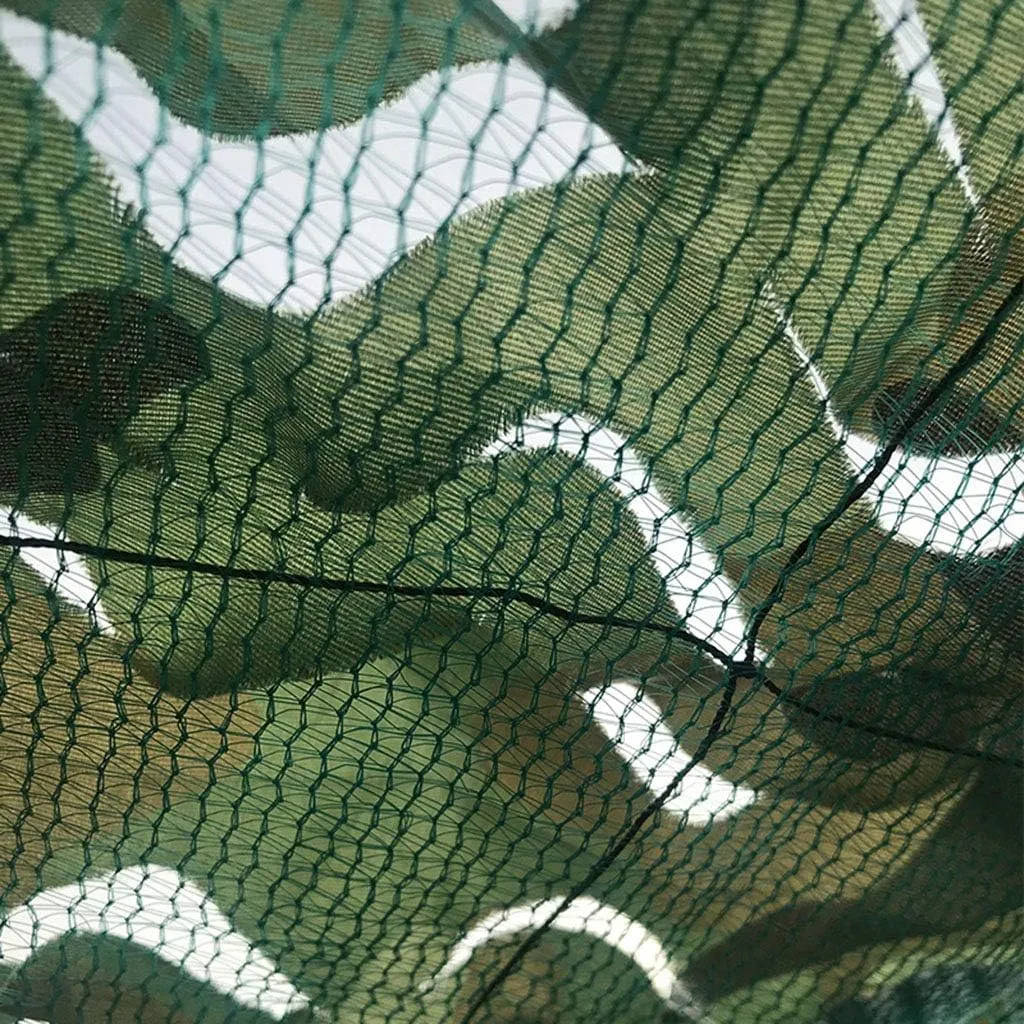 Camo Netting, Thickened Woodland Camouflage Netting UV Resistant Shade Awning Car Cover for Camping Military Hunting Shooting Sunscreen Nets