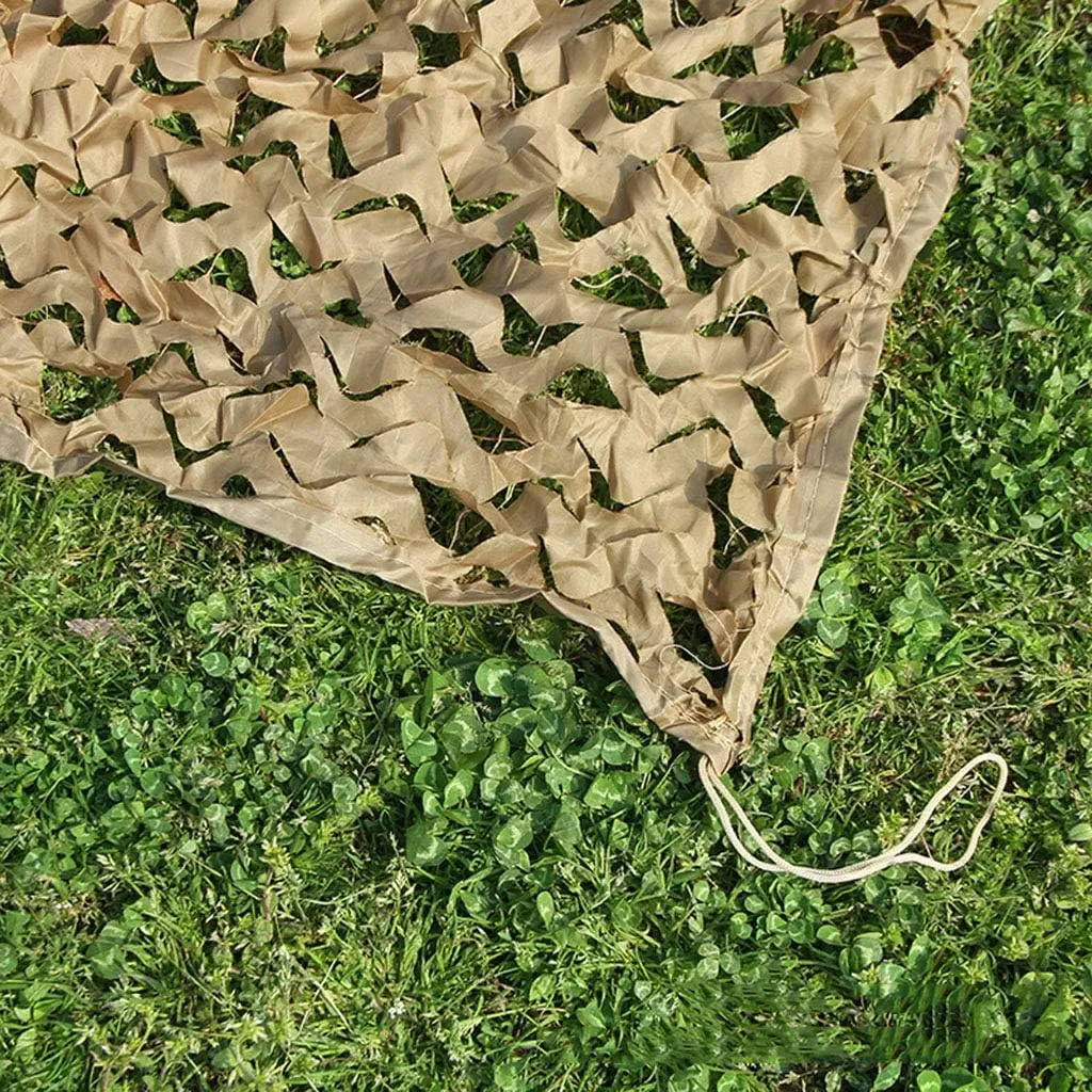 Camo Netting Woodland UV Resistant Sunshading Net Military Hunting Camouflage Net Car Truck Sunscreen Net for Outdoor Jungle Camping Hiding