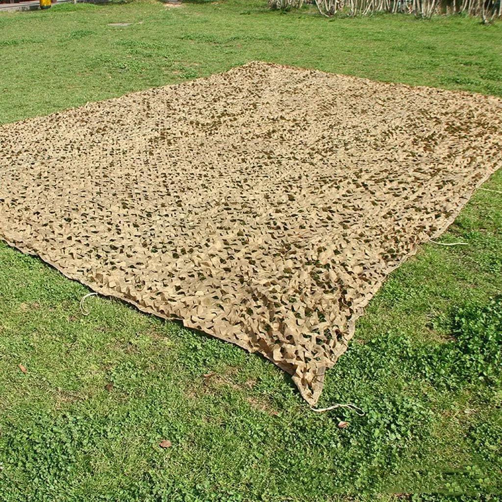 Camo Netting Woodland UV Resistant Sunshading Net Military Hunting Camouflage Net Car Truck Sunscreen Net for Outdoor Jungle Camping Hiding