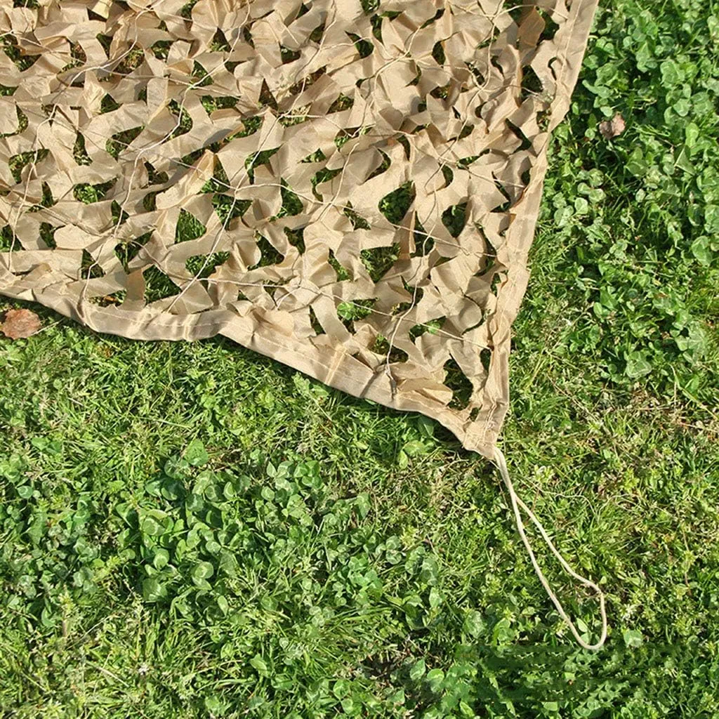 Camo Netting Woodland UV Resistant Sunshading Net Military Hunting Camouflage Net Car Truck Sunscreen Net for Outdoor Jungle Camping Hiding