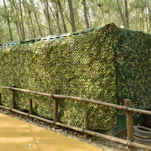 Camouflage Net Military Woodland Camo Netting UV Resistant Shade Hunting Blind Shooting Camping Outdoor Jungle Photography Sunscreen Netting Theme Party Decoration