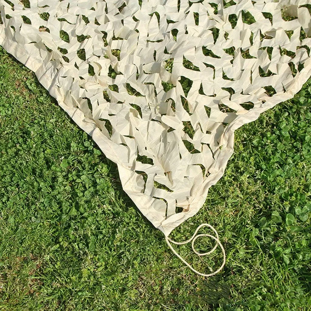 Camouflage Netting Oxford Polyester Camo Net UV Resistant Sunshade Woodland Sunshading Net for Camping Military Hunting Shooting Blind Watching Hide Party Decorations