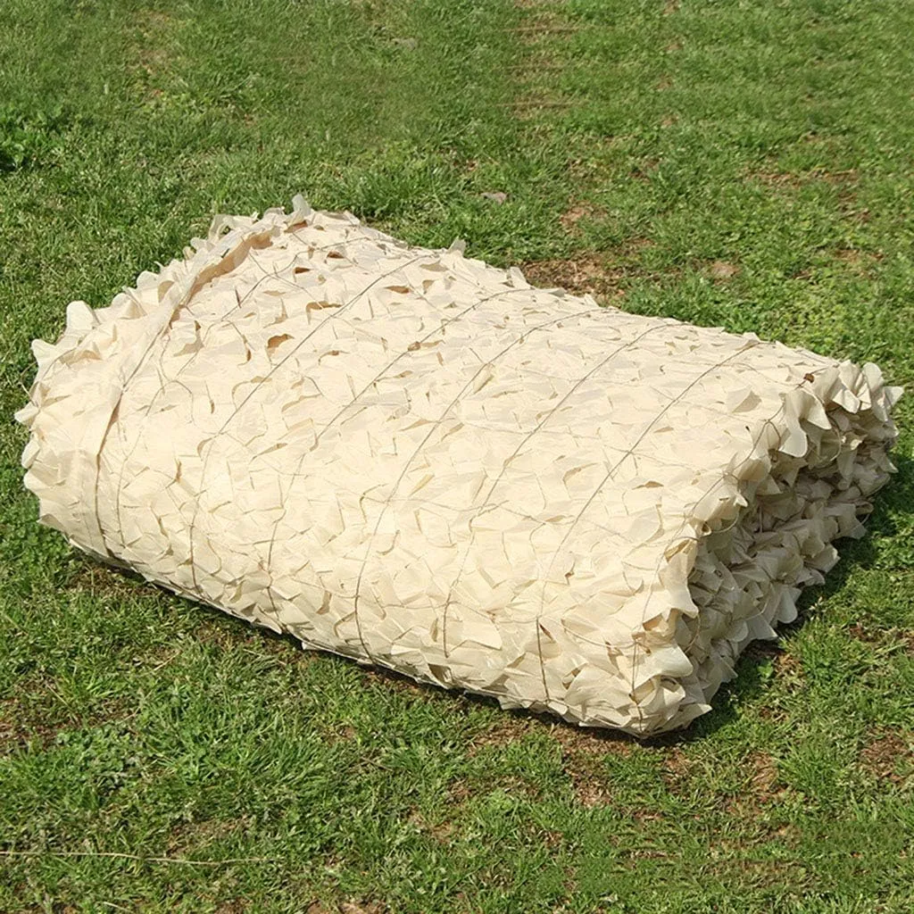 Camouflage Netting Oxford Polyester Camo Net UV Resistant Sunshade Woodland Sunshading Net for Camping Military Hunting Shooting Blind Watching Hide Party Decorations