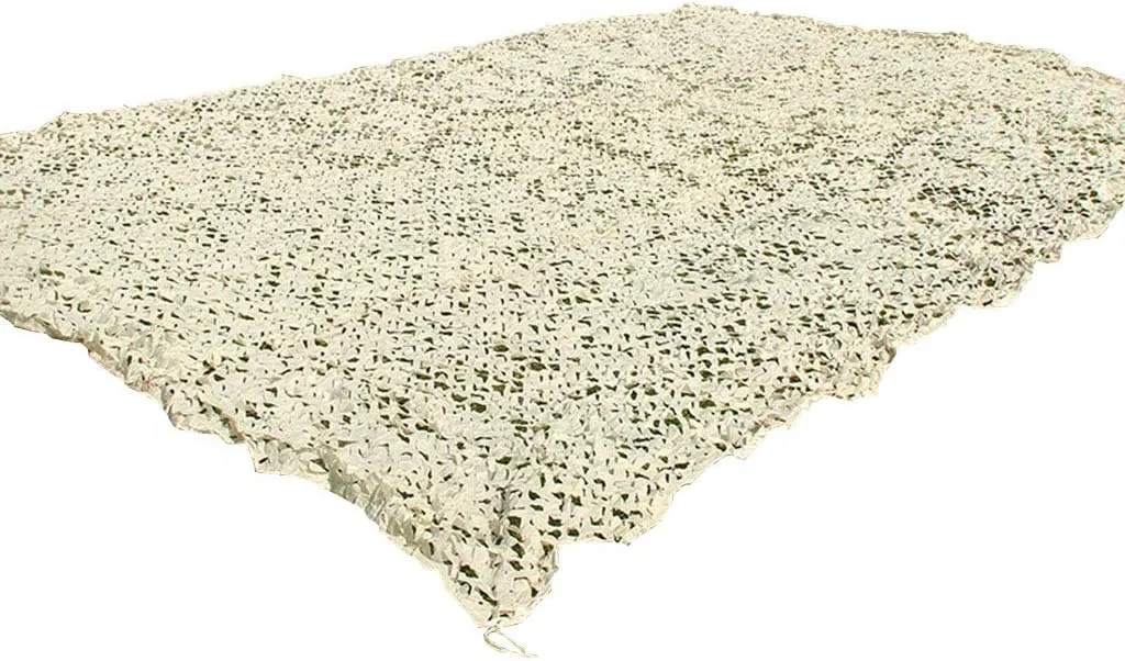 Camouflage Netting Oxford Polyester Camo Net UV Resistant Sunshade Woodland Sunshading Net for Camping Military Hunting Shooting Blind Watching Hide Party Decorations