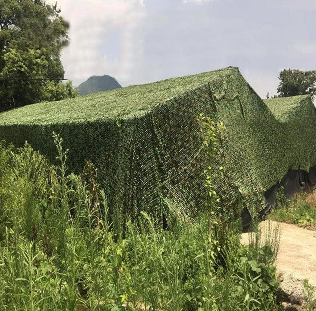 Camouflage Netting, Oxford UV Resistant Shade Camo Netting Blinds for Camping Woodland Military Hunting Shooting Blind Watching Hide Party Decorations