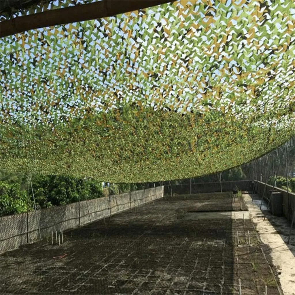 Camouflage Netting, Oxford UV Resistant Shade Camo Netting Blinds for Camping Woodland Military Hunting Shooting Blind Watching Hide Party Decorations