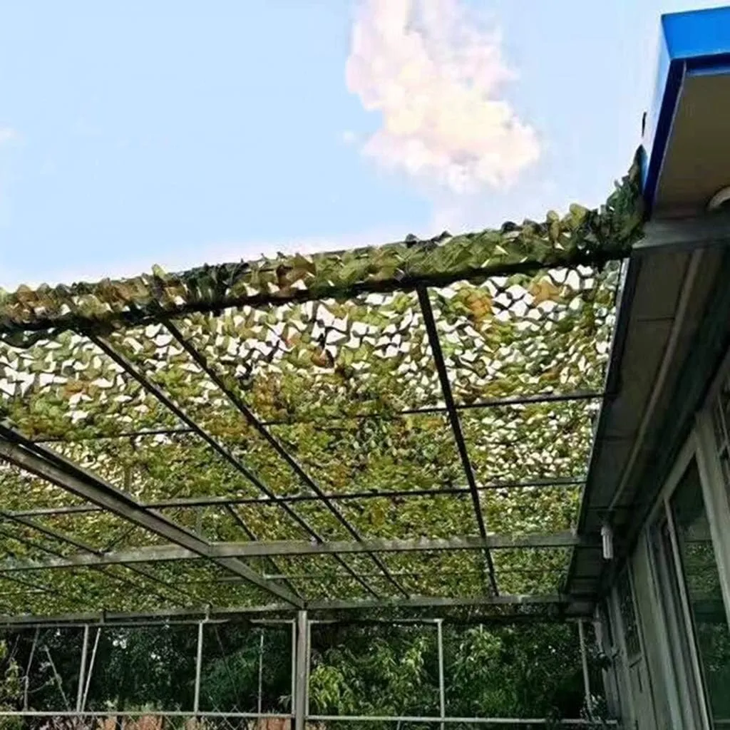 Camouflage Netting Woodland Army Mesh Nets UV Resistant Shade Camo Net for Camping Military Hunting Shooting Sunscreen Nets
