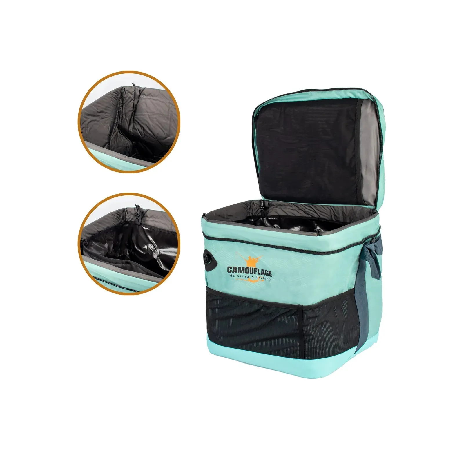 Camouflage Vacuum Cooler Bag - 25 liters