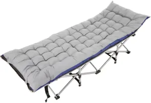 Camping Cot for Adults, Heavy-Duty Comfortable Folding with Mattress & Carry Bag
