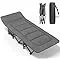 Camping Cot for Adults w/ Cushion & Pillow,Portable Folding Bed for Sleeping