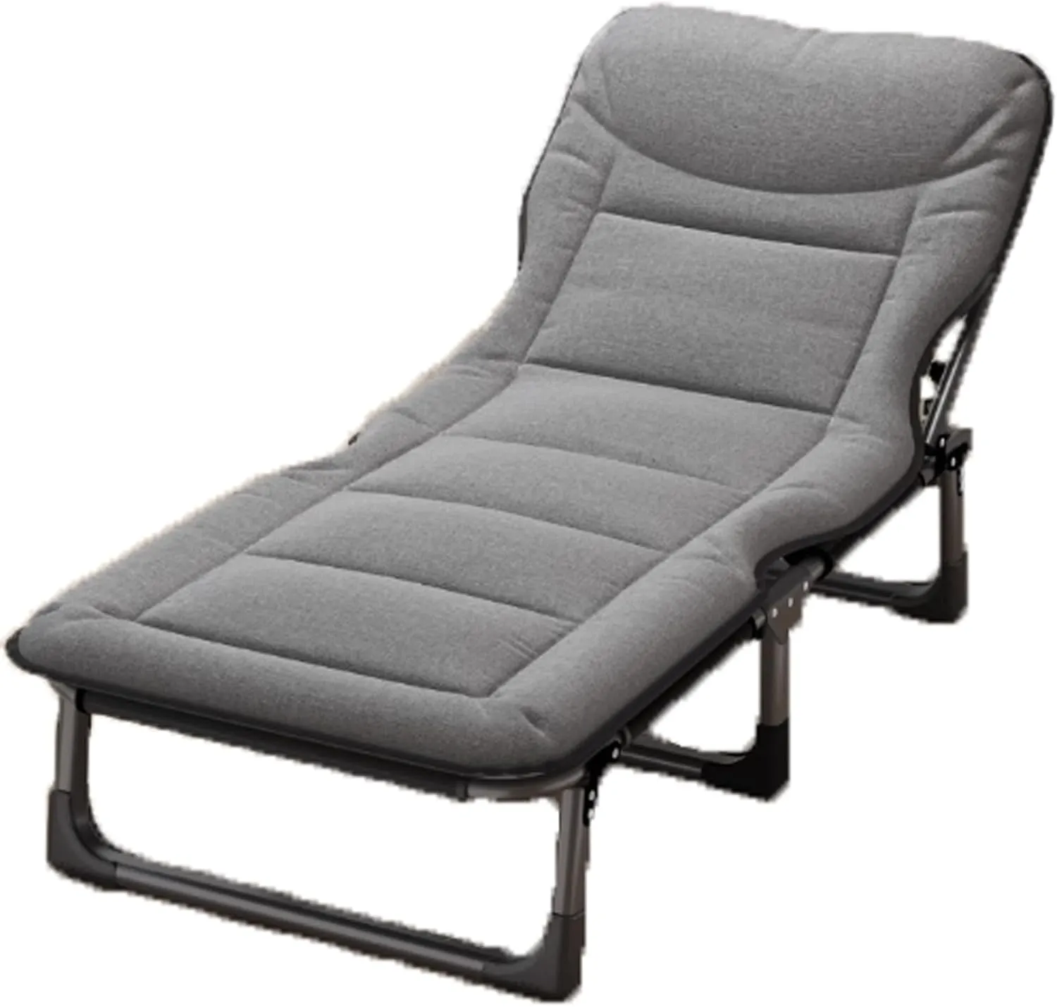 Camping cot Portable Camping Cot Space-Saving Folding Cot for Office Nap and Home Lounging with a Three-Dimensional Pillow Folding cot