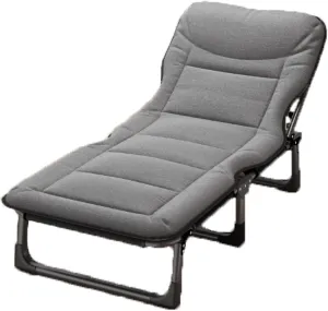 Camping cot Portable Camping Cot Space-Saving Folding Cot for Office Nap and Home Lounging with a Three-Dimensional Pillow Folding cot