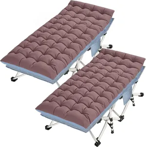 Camping cot with Mattress Comfortable 4