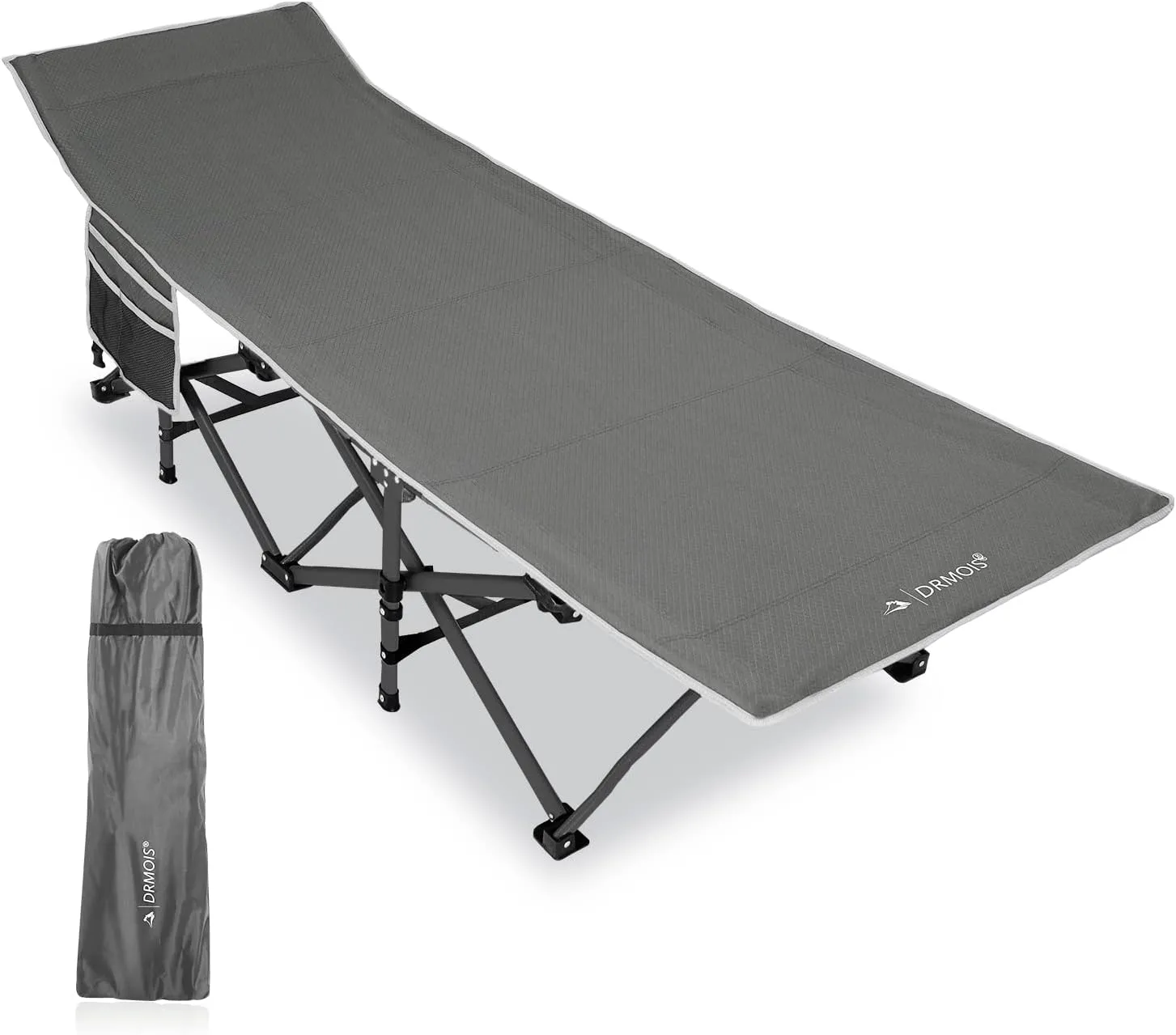 Camping cots, Oversized 32inch Width Portable Foldable Outdoor Bed for Adults Kids, Cot for Traveling Gear Supplier, Office Nap,Support 900 lbs-with Sleeping Pad Mattress