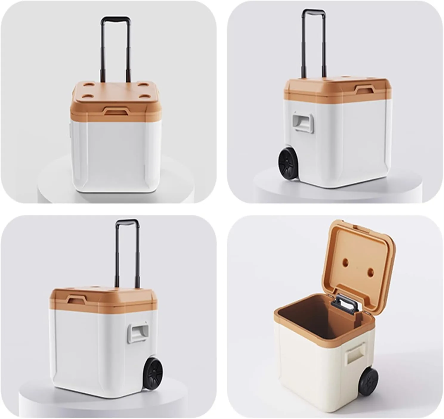 Car Camping Coolers for BMW 1 Series/2 Series/3 Series/4 Series/5 Series/7 Series, Leak Proof Cooler, Portable Lightweight Ice Chest Box, Compartments Waterproof Insulated Bag